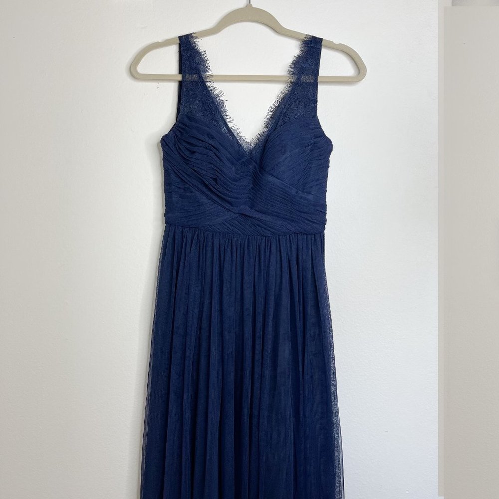 BHLDN Navy Bridesmaids Dress